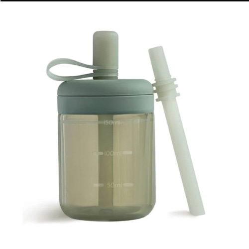Silicone Training Cup with Straw