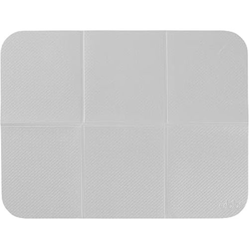 Ubbi Changing Mat, Soft and Comfortable, Easy to Clean and Carry on the go, Yoga-Mat Feel, Gray