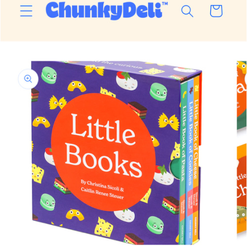 Little Books Culinary Collection | Pasta, Cheese & Cookies – Chunky Deli