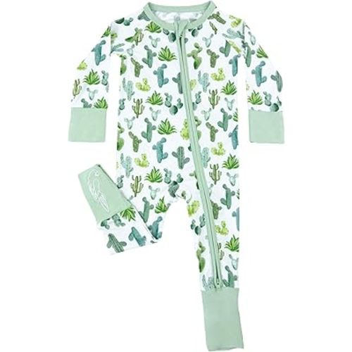 Viscose derived from Bamboo 2-Way Zipper Pajama, Baby & Toddler Footed Romper PJ