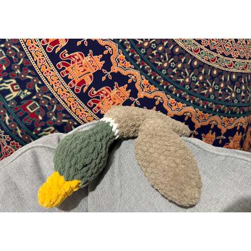 mallard duck snuggler | baby shower gift | birthday gift |