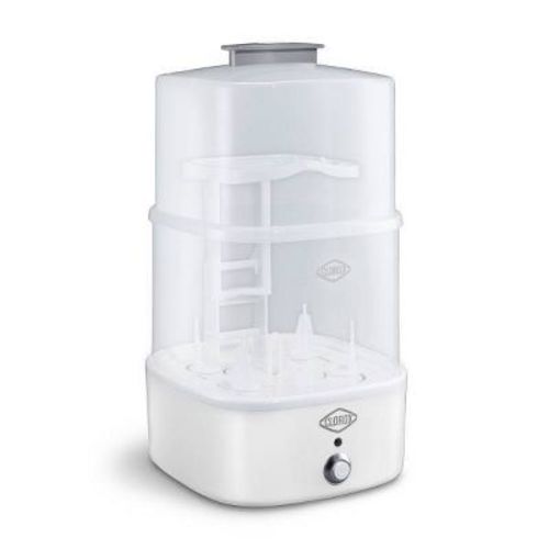 Clorox 2 Tier Steam Sanitizer 86900: Plastic Sterilization Device, White, 3-Year Warranty, Cleaning Tool Accessory