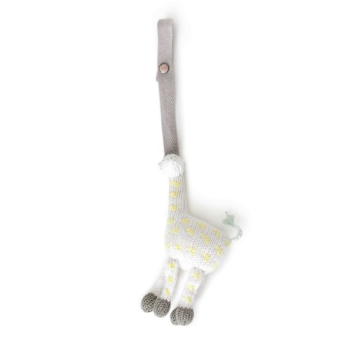 Hand-knitted Stroller Toy | Amelia the Giraffe | 100% Organic – Finn + Emma