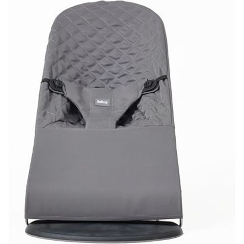 Fabric seat for Bouncer Belltop Compatible with Babyjörn Bouncer (Cover, seat): Balance, Soft & Bliss. Cover for Baby Bouncer. Baby seat for Hammock: Ergonomic fit. Hypoallergenic - Grey