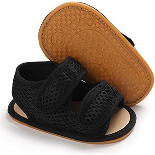 RVROVIC Baby Boys Girls Sandals Premium Soft Anti-Slip Rubber Sole Infant Summer Outdoor Shoes Toddler First Walkers