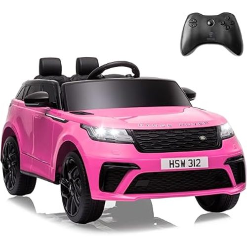 Licensed Land Rover VELAR Electric Car for Kid by TOBBI,12V 7AH Ride On Toy for Kids Ages 3-8,Kids Ride On Car w/Remote Control/Music/Safety Belt,Double Doors
