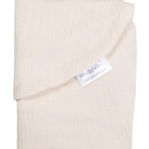 Snuggle me Lounger Curve Muslin Cover | Natural