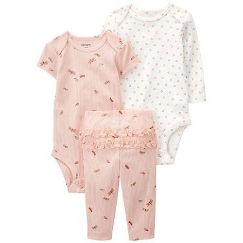 Baby Girl Carter's Butterfly Bodysuits & Pants Set
