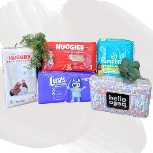 Diaper Sample Box - Baby Showers By Mail