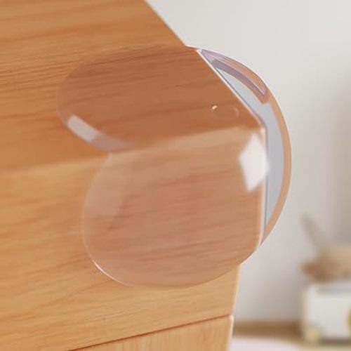 GLUIT Corner Protector Baby – Table Edge Protectors and Safety Covers for Kids, Clear Child Proof Corner Guards for Furniture, Cabinets, Coffee Tables, and Sharp Corners (10 Pack)