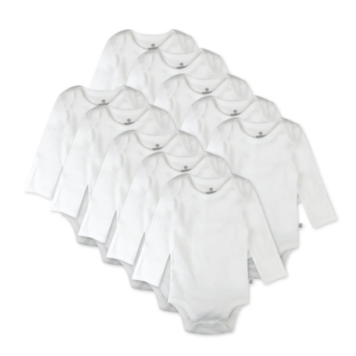 10-Pack Organic Cotton Long Sleeve Bodysuits | Honest Baby Clothing