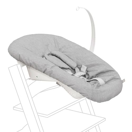 Tripp Trapp Newborn Set, Grey - Convert The Tripp Trapp Chair into Infant Seat for Newborns Up to 20 lbs - Cozy, Safe & Simple to Use - Compatible with Tripp Trapp Models After May 2003