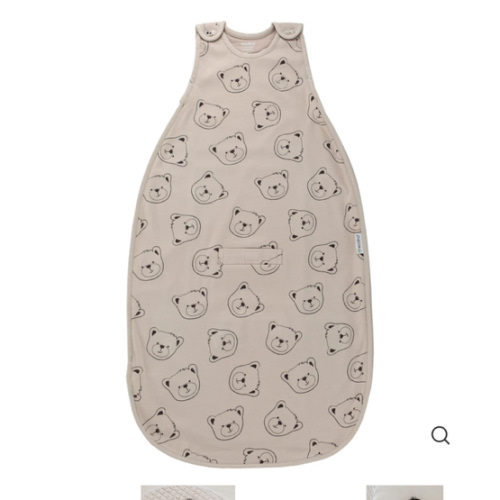 4 Season® Ultimate Baby Sleep Bag, Merino Wool & Organic Cotton, Teddy Bear