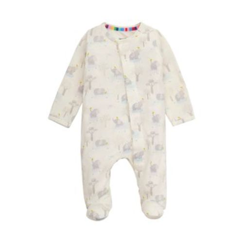 Baby Big Love Printed Footie Pajamas