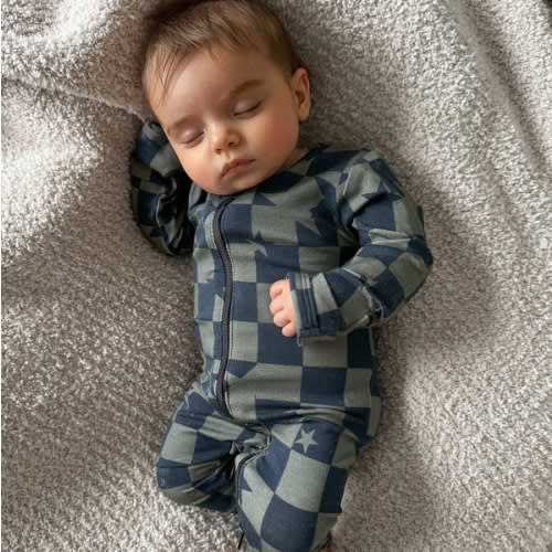 Olive Checkered Star LUXIE®