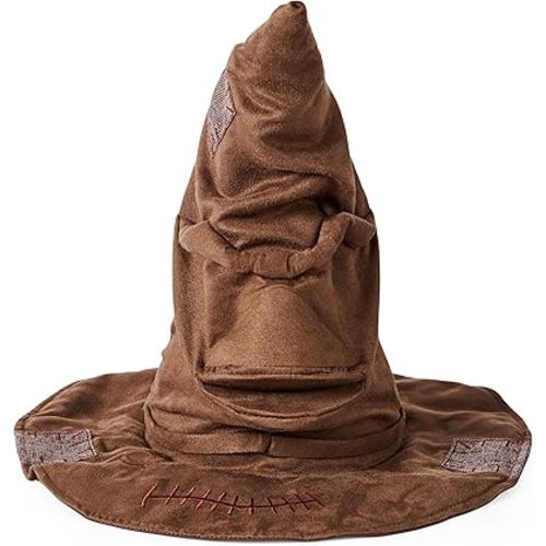 Wizarding World Harry Potter, Talking Sorting Hat with 15 Phrases for Pretend Play, Christmas Gifts for Kids