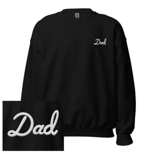 Dad Embroidered Crewneck - Bussin With The Boys Crewnecks & Merch
      
      
       – Barstool Sports