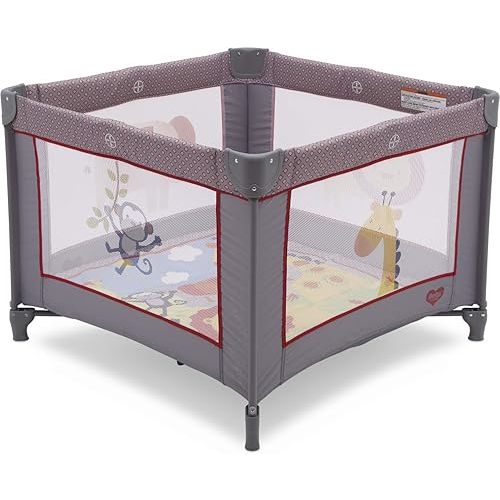 Delta Children 36 x 36 Play Yard, Fun in The Jungle