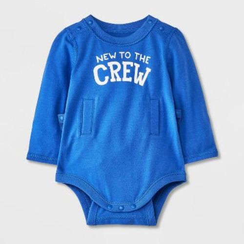 Baby Adaptive Graphic Bodysuit - Cat & Jack™ Blue 3-6m
