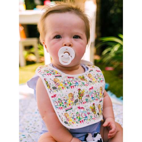 Musical Jubilee Bib in White