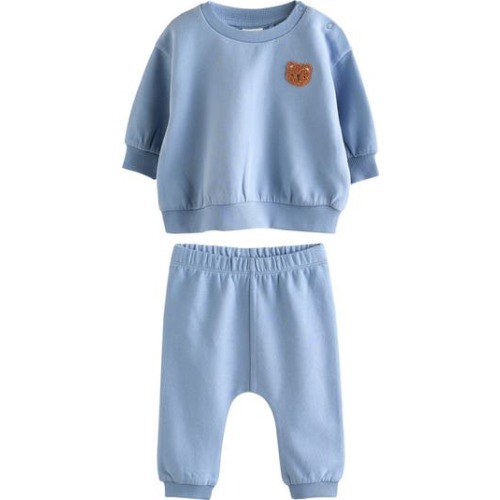 Bear Sweatshirt & Sweatpants Set, 6-9M