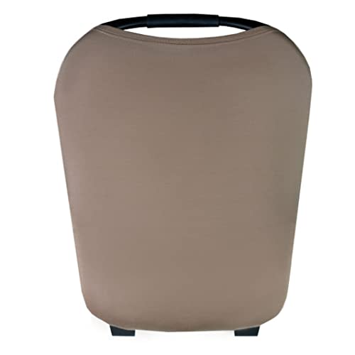Copper Pearl Multi-Use Cover: Car Seat Covers, Nursing Cover, and Stroller Cover for Sun - Stretchy Fabric, All-Season Use, Stylish Designs, Easy Access for Moms - Gobi
