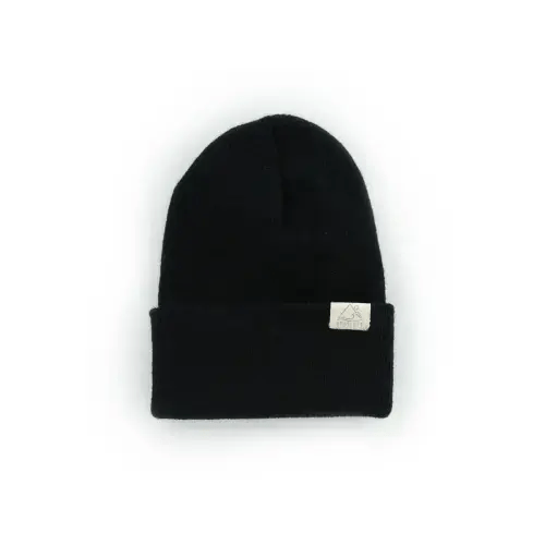 Knit Beanie Hat | Black