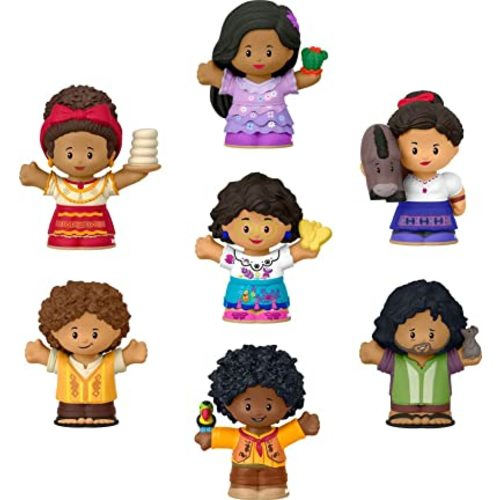 Fisher-Price Little People Toddler Toys Disney Encanto Figure Set, 7 Characters for Preschool Kids Ages 18+ Months