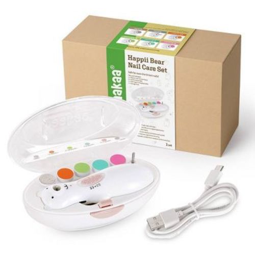 haakaa Happii Bear Rechargeable Nail Trimmer Set