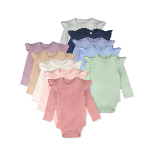 10-Pack Organic Cotton Long Sleeve Bodysuits | Honest Baby Clothing