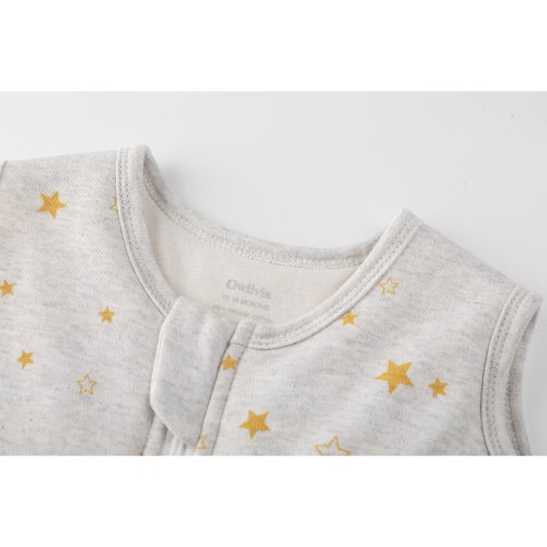 100% Organic Cotton 2.5tog Sleep Sack - Golden Star