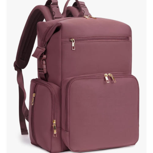 CEI-CEI Neoprene Diaper bag Backpack Waterproof Baby Changing Bags for Mom and Dad with Changing Pad Large Travel Maternity Tote with Insulated Pockets and Organised Compartments (Oat)