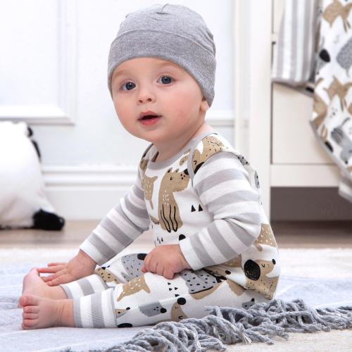 Puppy Dog Baby Boy Romper Soft & Cozy Infant Animal Boy Clothes for Newborns Cute Baby Shower Gift Adopt a Pet Inspired Coming Home Outfit