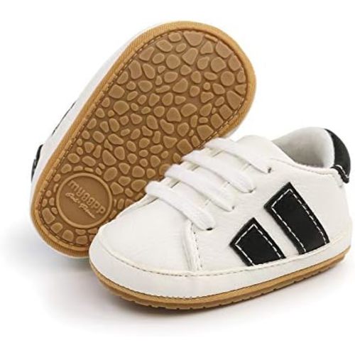 RVROVIC Baby Boys Girls Anti-Slip Sneakers Soft Ankle Boots Toddler First Walkers Newborn Crib Shoes