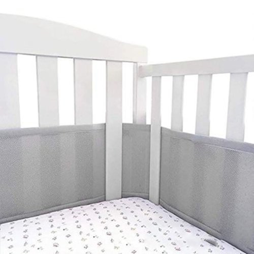 Mesh Liner Breathable Crib Circumference for Life Size Crib Mesh Adjustable Height Crib Liner Breathable Mesh Crib Liner for Kids Liner for Full Size Cribs Shower Seat Cushion Memory Foam