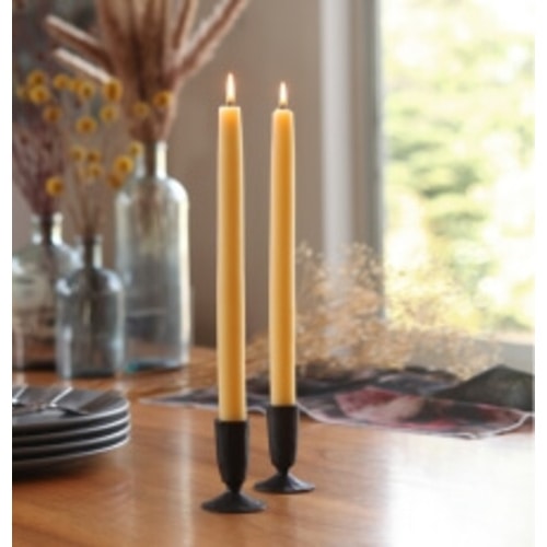 Pure Beeswax Votive Candles | 6 Pack, Long Burn, Eco-Friendly