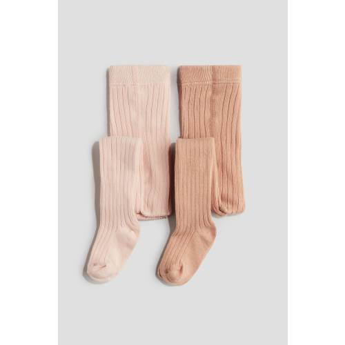 2-PACK RIB-KNIT TIGHTS