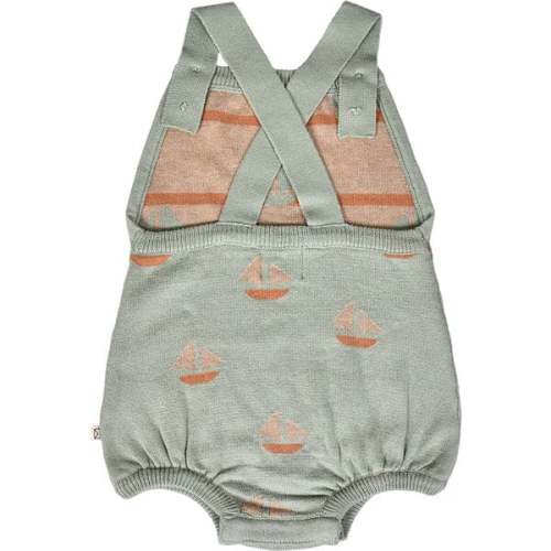 Frankie Romper Seafoam - Dear Hayden | Maisonette