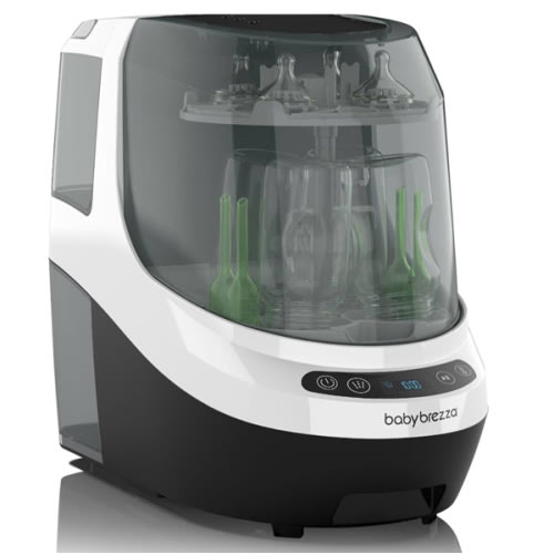 Baby Brezza Bottle Washer Pro - Baby Bottle Washer, Sterilizer + Dryer - All in One Machine Cleans Bottles, Pump Parts, & Sippy Cups - Replaces Hand Washing, Bottle Brushes and Drying Racks
