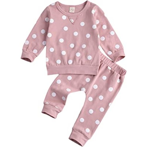 Newborn Infant Baby Girl Clothes Set Long Sleeve Sweatshirts Tops Pants Outfits Clothing Gifts 3 6 9 12 18 24 Months