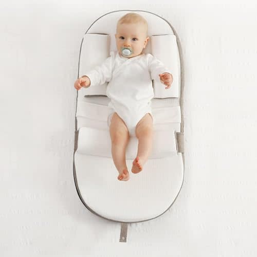 SISTINE Infants Feeding Pillow, Anti Overflow Feeding Pillow, Infants Multifunctional Feeding Support Pillow, Travel Portable, Cocoa Brown