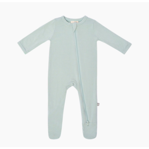 Zippered Footie in Sage | Baby Footie Pajamas | Kyte Baby