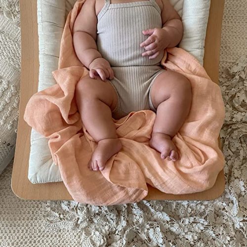 aden + anais Swaddle Blanket, 100% Organic Cotton Muslin Blankets for Girls & Boys, Baby Receiving Swaddles, Ideal Newborn & Infant Swaddling Set, Perfect Shower Gifts, 4 Pack, Mother Earth