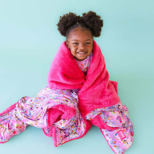 Lisa Frank® Ballerina Bunnies Luxe Plush Patoo® Blanket