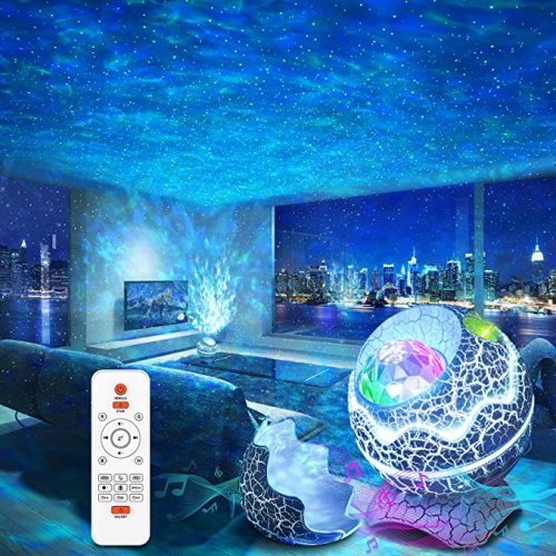 Rossetta Star Projector, Galaxy Projector for Bedroom Nebula Night Light Projector with White Noise, Bluetooth Speaker, Timer and Remote, Room Decor, Gifts for Kids, Adults, Birthday, Valentines Day