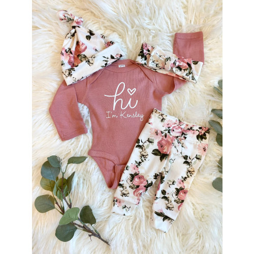 Baby girl coming home outfit, newborn take home outfit, newborn coming home outfit