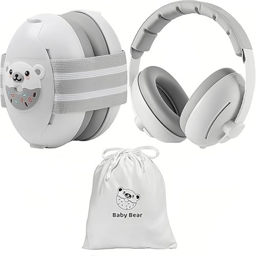 BOENFU Baby Ear Muffs Noise Protection Noise Cancelling Headphones with Adjustable Headband, Ear Protection for Babies