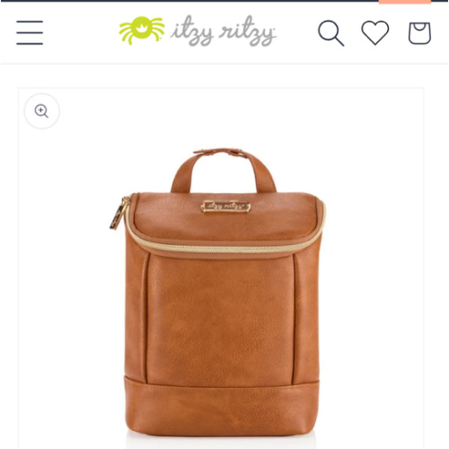 Insulated Bottle Bag - Keep Drinks Cold - Itzy Ritzy® Cognac