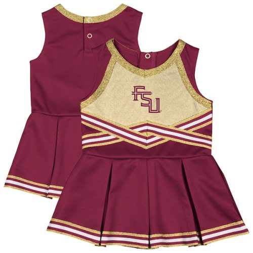 Girls Infant Colosseum Garnet Florida State Seminoles Lollipop Park Cheer Dress