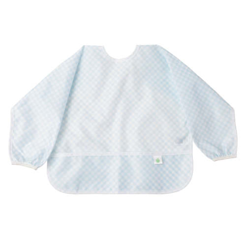 The Cover Everything Bib in Blue Gingham